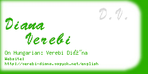 diana verebi business card